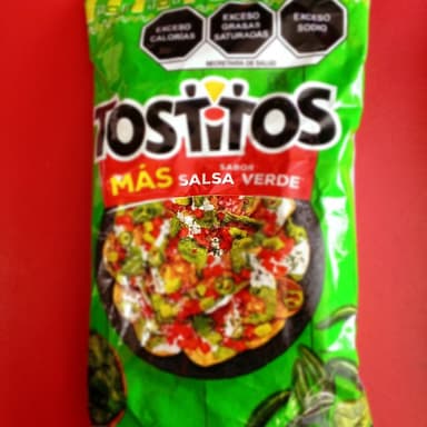 Tostito verde.