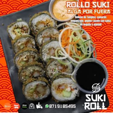 Rollo Suki de Alga (Por Fuera)