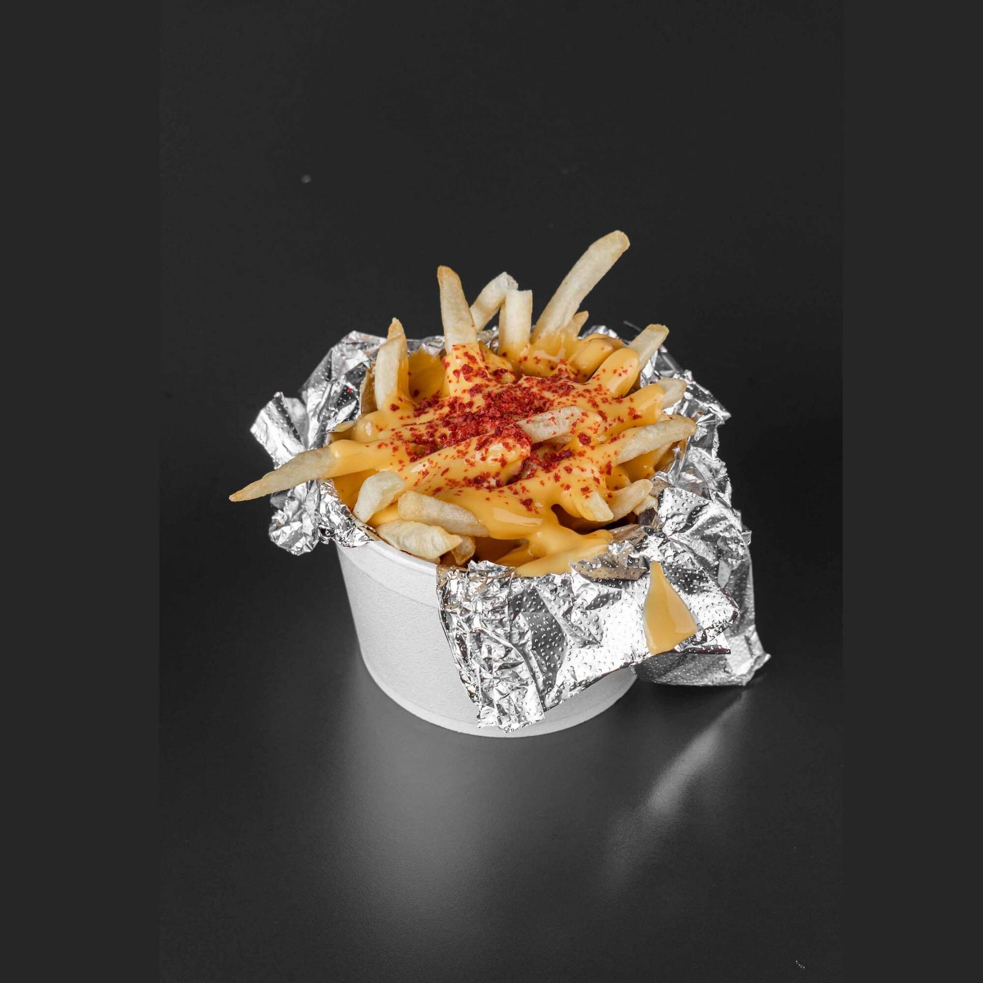 Papas con Queso y Tocino