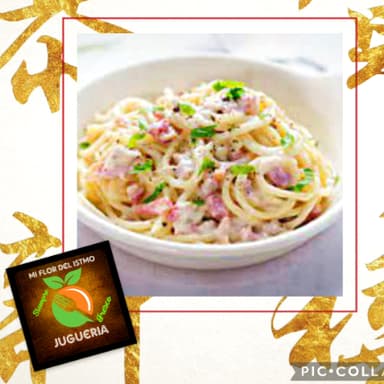 Spaguetti a la Crema