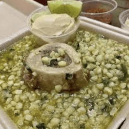 Medio Kilo de Esquite con Tuetano (familiar) con L