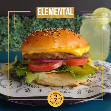 Hamburguesa Elemental + Coca Cola