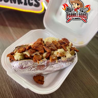 Papa Asada con Pastor