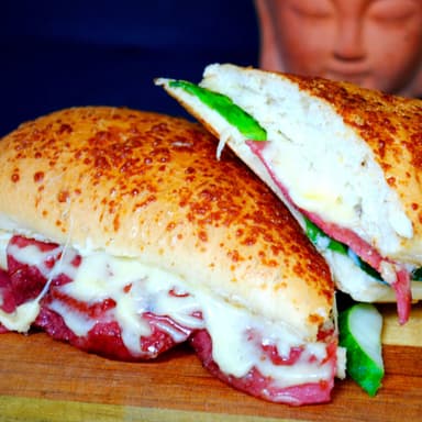 Panini de salami