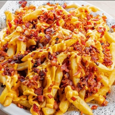 Papas Bacon y Queso Cheddar.