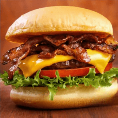Hamburguesa de Queso y Tocino