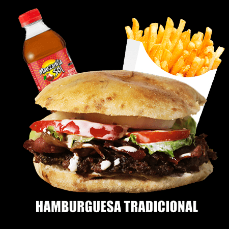Hamburguesa+Papas Fritas+Refresco