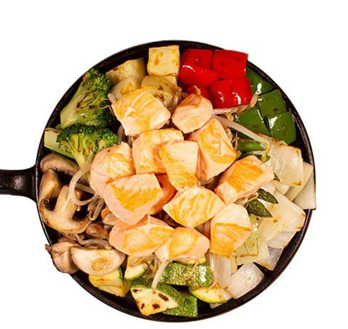 Teppanyaki de Salmon