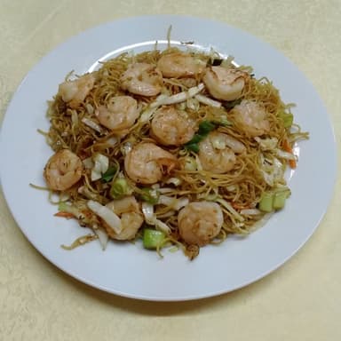 Chop Suey con Camarones Medianos Seco.