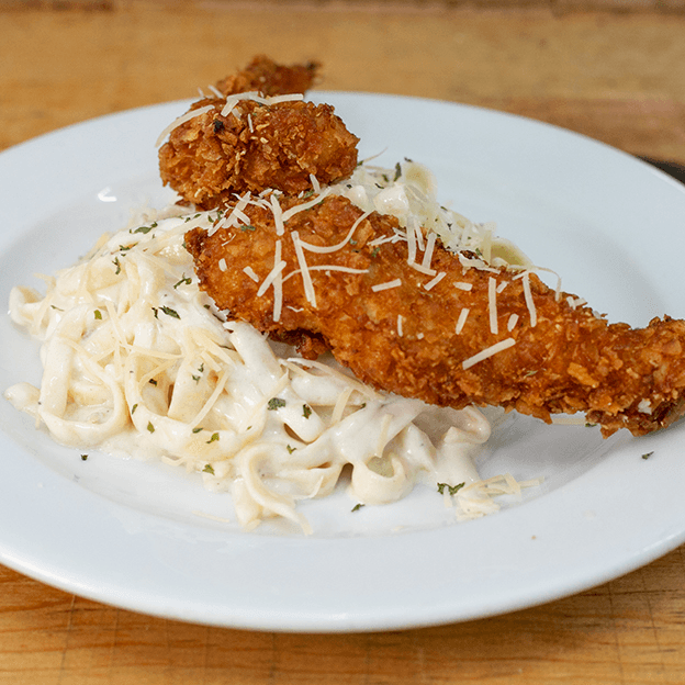 FETUCCINI ALFREDO CON DOS TIRAS