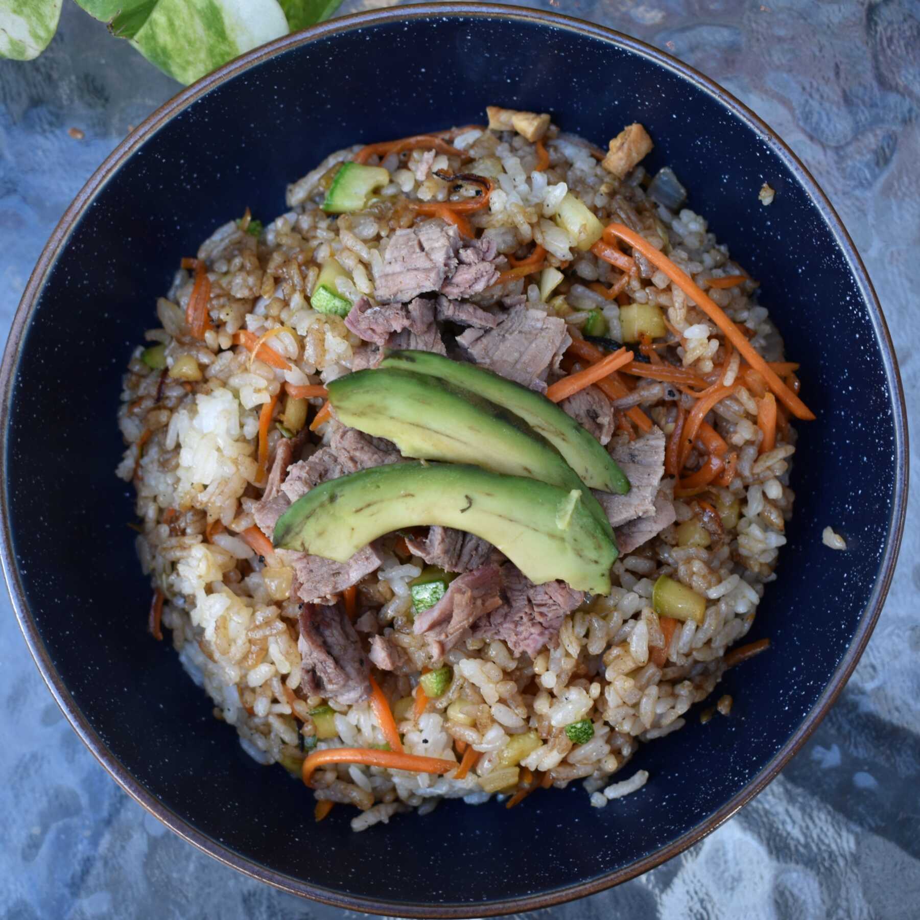 Yakimeshi de Arrachera
