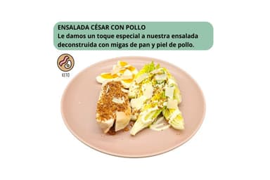 ENSALADA CESAR CON PECHUGA DE POLLO