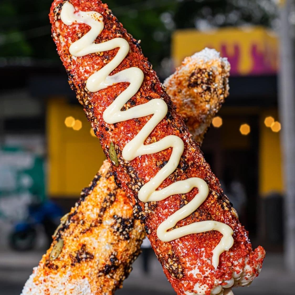Elote Panzón Cheetos Flaming Hot