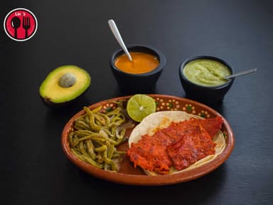 Tacos Cecina Adobada