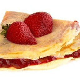 Crepa de Mermelada de Fresa