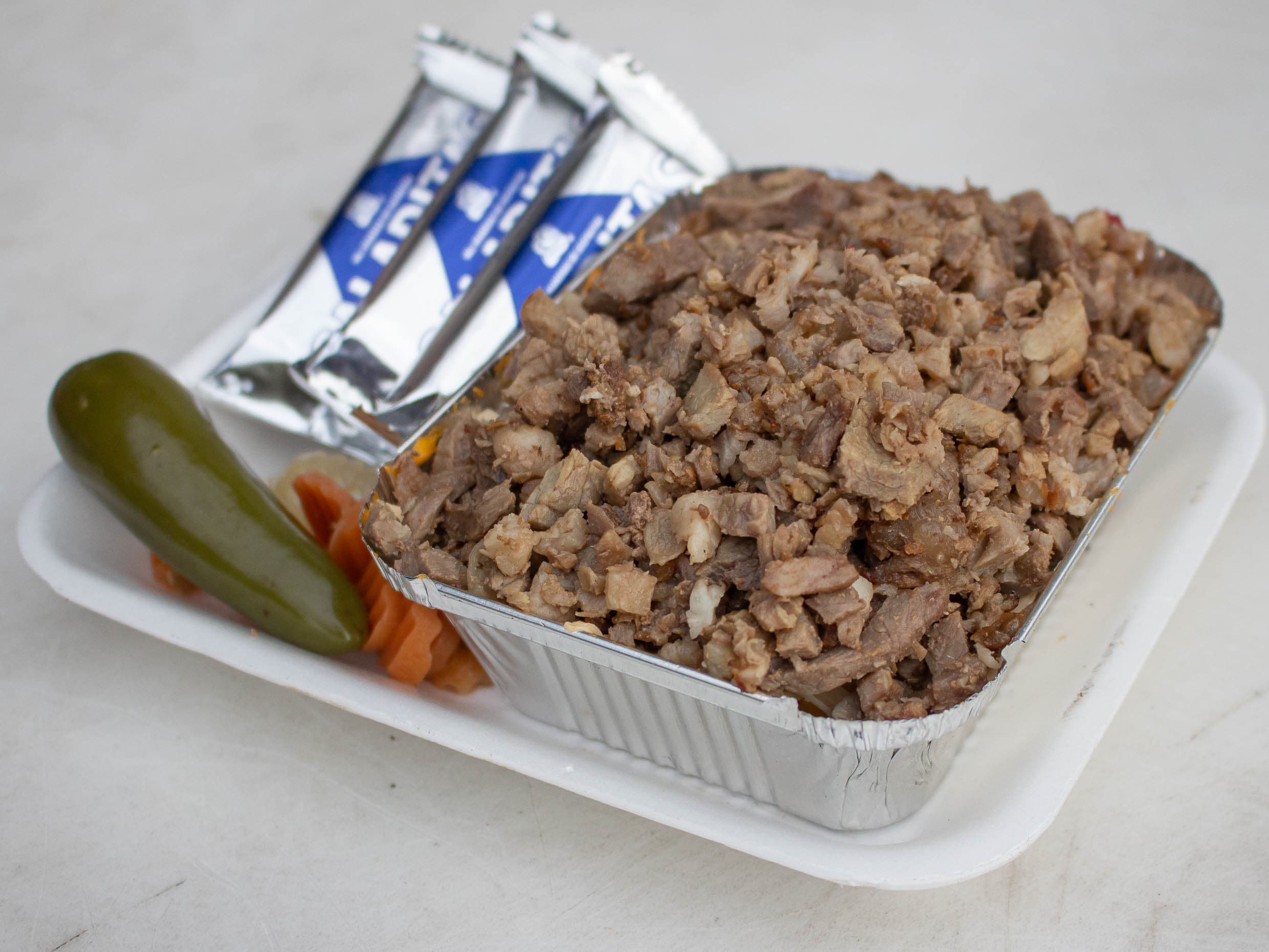 Papa con Bistec