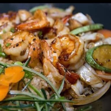 Tepanyaki de camaron