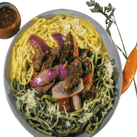 Lomo Saltado, Tallarines Verdes y Tallarín