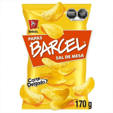 Papas Fritas Barcel Sal de Mesa 170 G