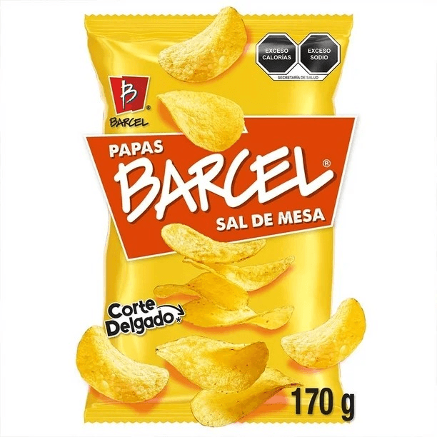Papas Fritas Barcel Sal de Mesa 170 G
