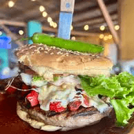 HAMBURGUESA ARRACHERA SALCHICHON