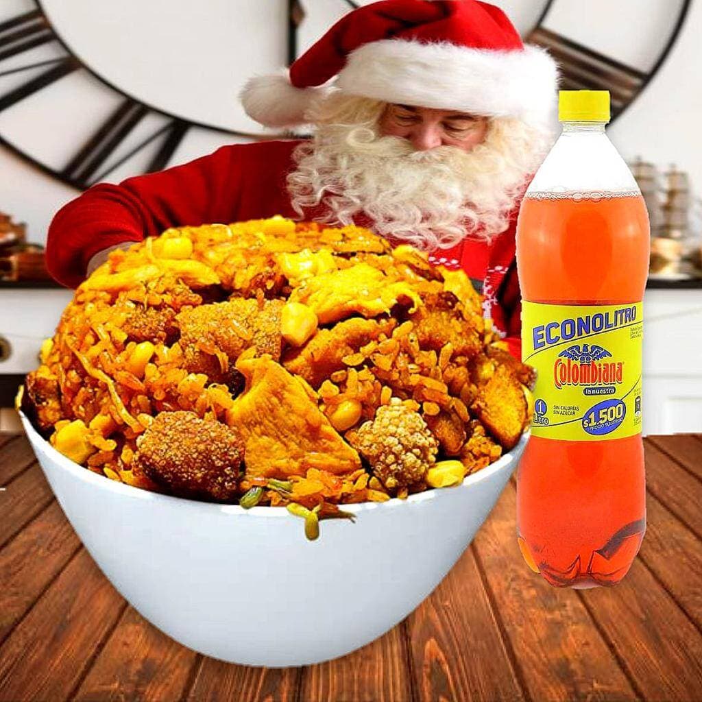 Arroz Paisa Familiar + Gaseosa Econolitro