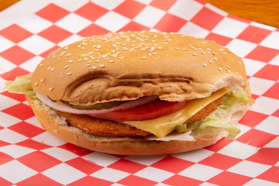 Hamburguesa Pollo Empoanizado
