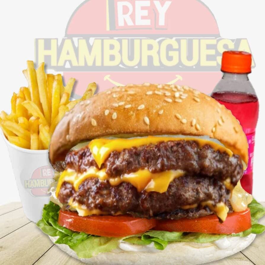 Combo Hamburguesa Cheddar Doble Res