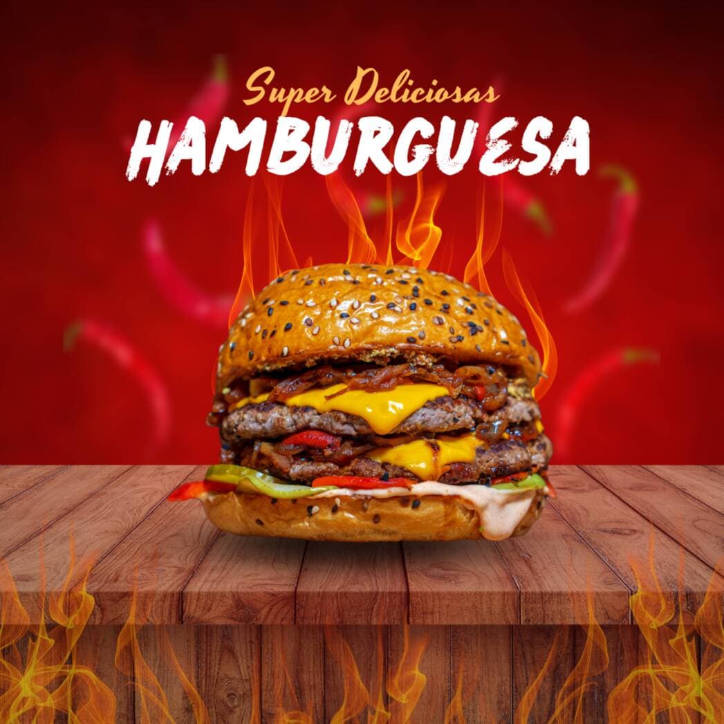 Hamburguesa Con Doble Carne