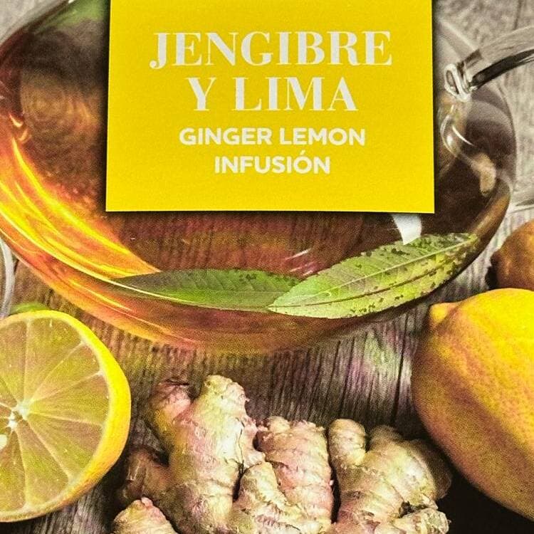 Infusión: Jengibre y Lima
