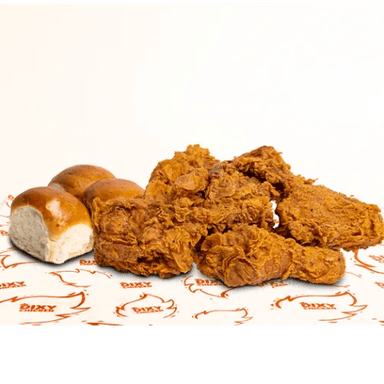 6 Piezas Pollo 3 Panes