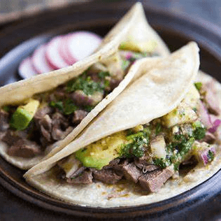 Taco de Lengua de Res.