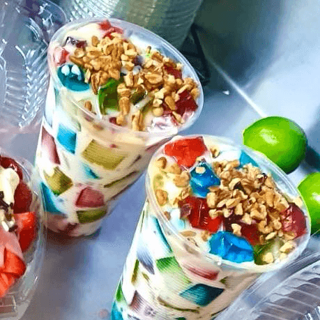 Gelatina de Mosaico con Yogurt