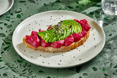Tostada de Hummus