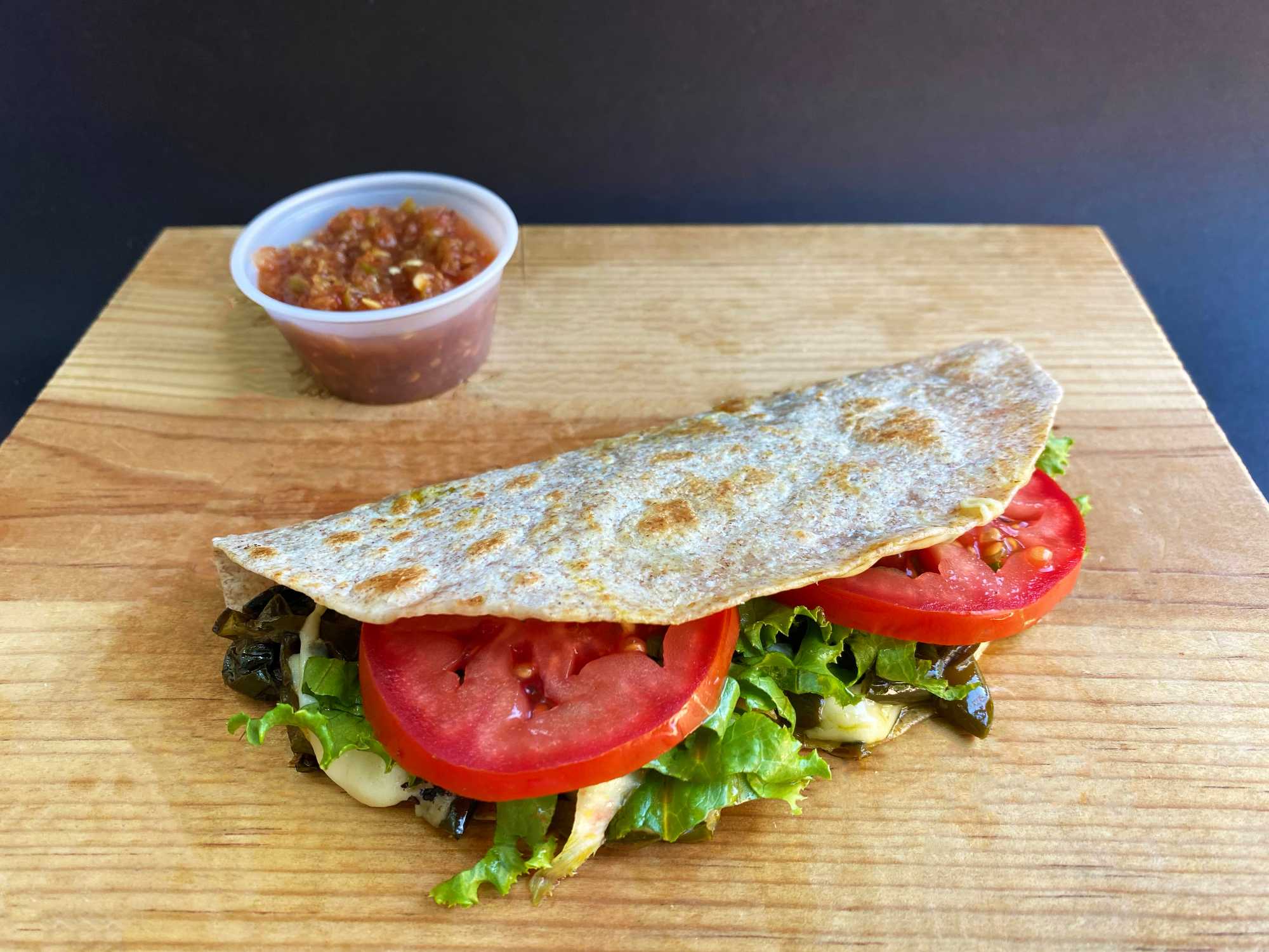 Quesadilla con Rajas