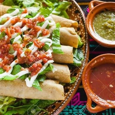 Orden de 6 Tacos Dorados