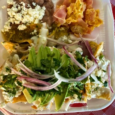 Orden Chilaquiles Verdes