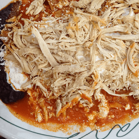 Chilaquiles Con Pollo