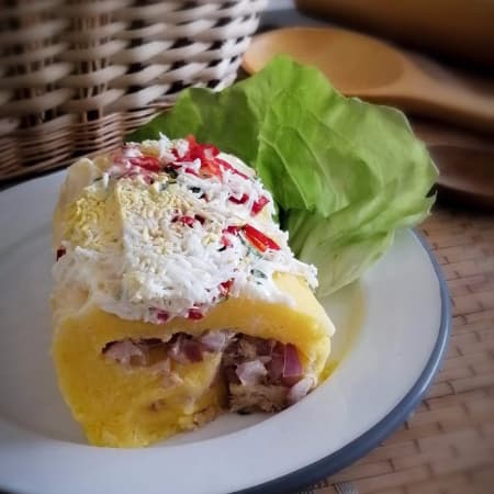 Causa con Ceviche+ Chicha