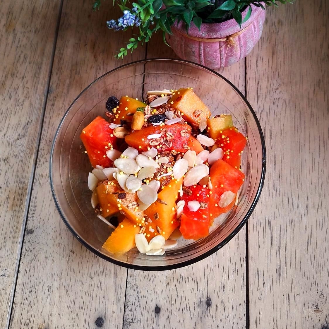 Papaya con Melón