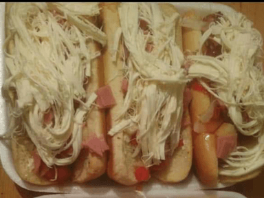 1 Hot dog sencillo