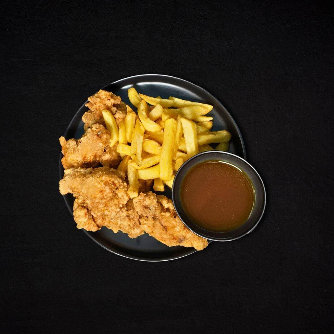 6 Alitas + Papas Fritas