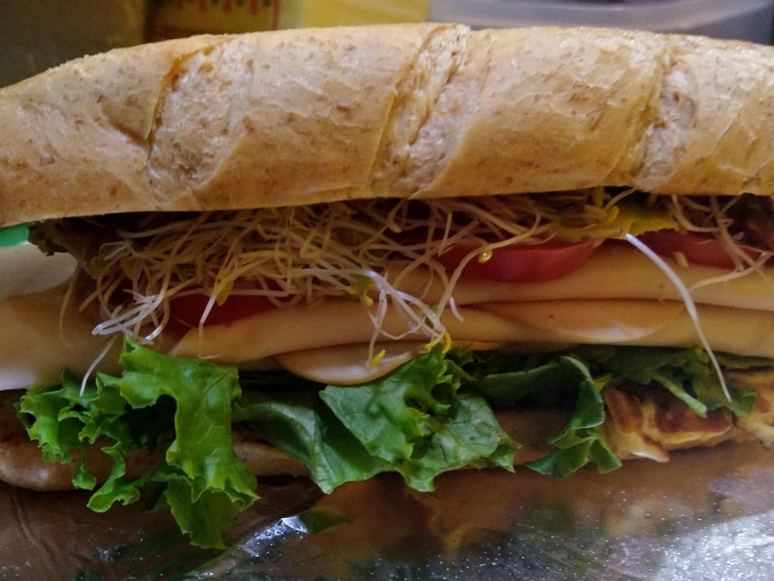 Baguette de Jamón o Pavo