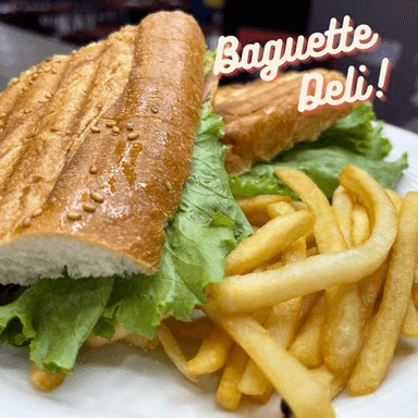 Baguette con papas a la francesa + Limonada
