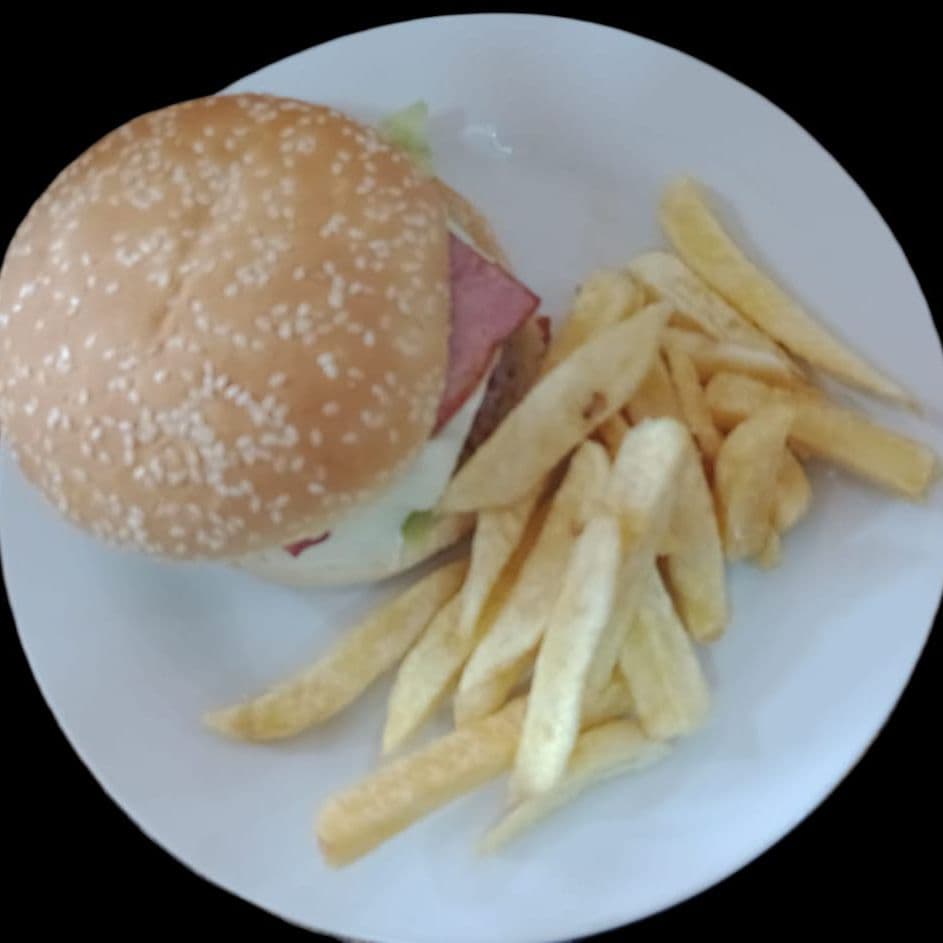 Combo Hamburguesa Queso, Tocino,con PEPSI 355ml