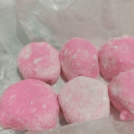 Mochi Helado Sabor Yogurth De Fresas (1 Pieza)