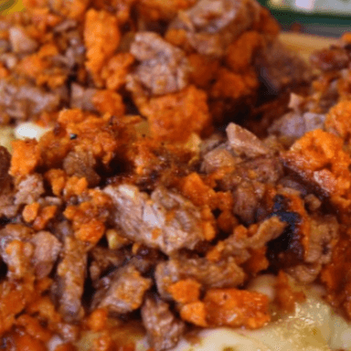 (1/2 Kg) Bistec Macerado y Longaniza "Campechano"