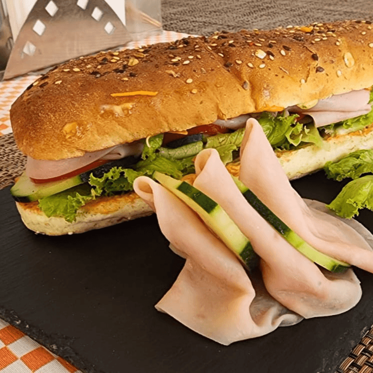 Baguette de Jamón de Pavo