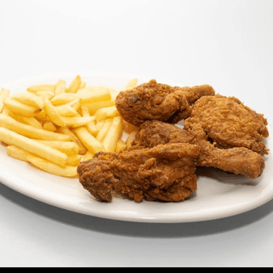 1/2 Pollo a la Broaster + Papa a la Francesa + beb