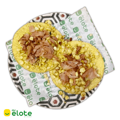 Tostadas con Esquite Frito